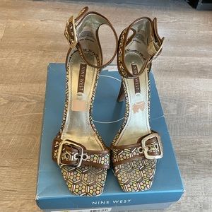 Nine West Heels with Ankle Strap